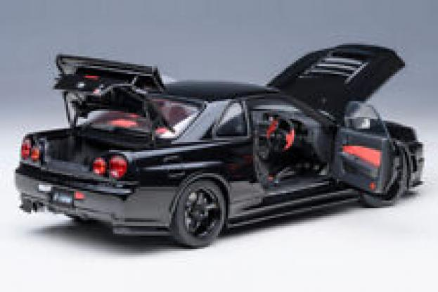 AUTOart Nissan Skyline GT-R R34 Z-tune Black Pearl 77463