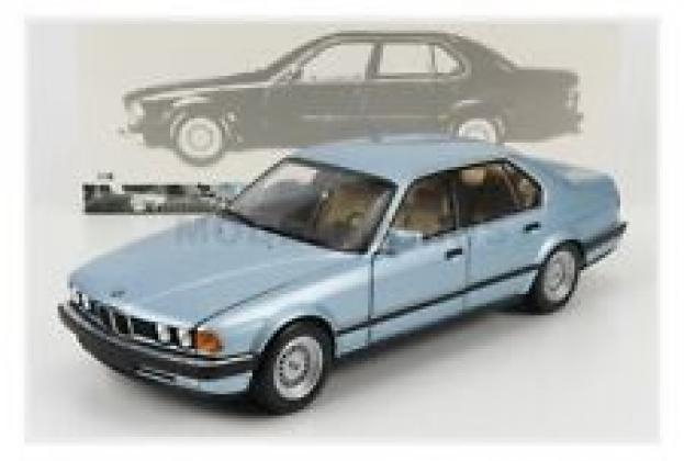 MINICHAMPS 100023008 BMW - 7-SERIES 730i (E32) 1986 - LIGHT BLUE MET - 1/18