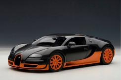 AUTOart Bugatti Veyron Super Sport World Record Black Orange Skirts 70935