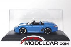 Minichamps Porsche 911 997 Speedster blue dealer edition