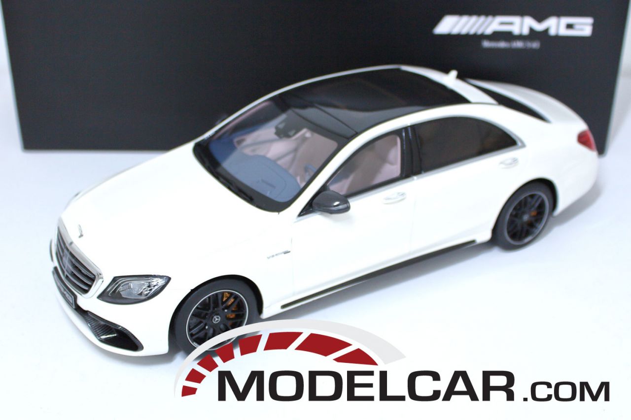 GT Spirit Mercedes Benz S63 AMG Sedan W222 Designo Diamond White